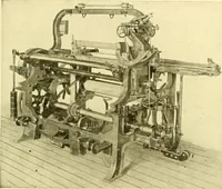An illustration from Cyclopedia of textile work : a general reference library on cotton, woollen and worsted yarn manufacture, weaving, designing, chemistry and dyeing, finishing, knitting, and allied subjects (1907)