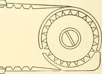 An illustration from Cyclopedia of textile work : a general reference library on cotton, woollen and worsted yarn manufacture, weaving, designing, chemistry and dyeing, finishing, knitting, and allied subjects (1907)