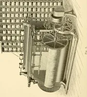 An illustration from Cyclopedia of textile work : a general reference library on cotton, woollen and worsted yarn manufacture, weaving, designing, chemistry and dyeing, finishing, knitting, and allied subjects (1907)