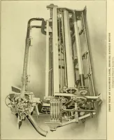 An illustration from Cyclopedia of textile work : a general reference library on cotton, woollen and worsted yarn manufacture, weaving, designing, chemistry and dyeing, finishing, knitting, and allied subjects (1907)