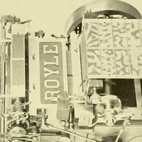 An illustration from Cyclopedia of textile work : a general reference library on cotton, woollen and worsted yarn manufacture, weaving, designing, chemistry and dyeing, finishing, knitting, and allied subjects (1907)