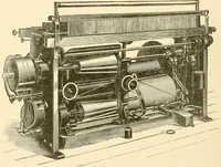 An illustration from Cyclopedia of textile work : a general reference library on cotton, woollen and worsted yarn manufacture, weaving, designing, chemistry and dyeing, finishing, knitting, and allied subjects (1907)