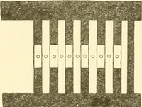 An illustration from Cyclopedia of textile work : a general reference library on cotton, woollen and worsted yarn manufacture, weaving, designing, chemistry and dyeing, finishing, knitting, and allied subjects (1907)