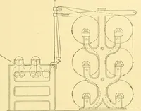 An illustration from Cyclopedia of textile work : a general reference library on cotton, woollen and worsted yarn manufacture, weaving, designing, chemistry and dyeing, finishing, knitting, and allied subjects (1907)
