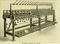 An illustration from Cyclopedia of textile work : a general reference library on cotton, woollen and worsted yarn manufacture, weaving, designing, chemistry and dyeing, finishing, knitting, and allied subjects (1907)