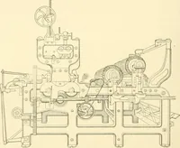 An illustration from Cyclopedia of textile work : a general reference library on cotton, woollen and worsted yarn manufacture, weaving, designing, chemistry and dyeing, finishing, knitting, and allied subjects (1907)