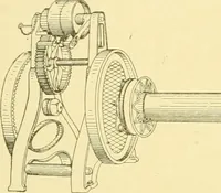 An illustration from Cyclopedia of textile work : a general reference library on cotton, woollen and worsted yarn manufacture, weaving, designing, chemistry and dyeing, finishing, knitting, and allied subjects (1907)