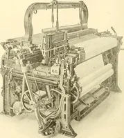 An illustration from Cyclopedia of textile work : a general reference library on cotton, woollen and worsted yarn manufacture, weaving, designing, chemistry and dyeing, finishing, knitting, and allied subjects (1907)