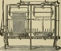 An illustration from Cyclopedia of textile work : a general reference library on cotton, woolen and worsted yarn manufacture, weaving, designing, chemistry and dyeing, finishing, knitting, and allied subjects (1911)