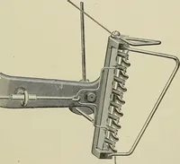 An illustration from Cyclopedia of textile work : a general reference library on cotton, woolen and worsted yarn manufacture, weaving, designing, chemistry and dyeing, finishing, knitting, and allied subjects (1911)