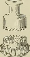 An illustration from Cyclopedia of textile work : a general reference library on cotton, woolen and worsted yarn manufacture, weaving, designing, chemistry and dyeing, finishing, knitting, and allied subjects (1911)