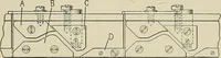 An illustration from Cyclopedia of textile work : a general reference library on cotton, woolen and worsted yarn manufacture, weaving, designing, chemistry and dyeing, finishing, knitting, and allied subjects (1911)