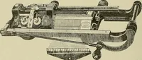 An illustration from Cyclopedia of textile work : a general reference library on cotton, woolen and worsted yarn manufacture, weaving, designing, chemistry and dyeing, finishing, knitting, and allied subjects (1911)