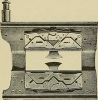An illustration from Cyclopedia of textile work : a general reference library on cotton, woolen and worsted yarn manufacture, weaving, designing, chemistry and dyeing, finishing, knitting, and allied subjects (1911)