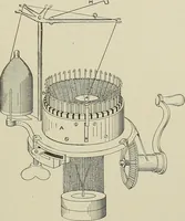 An illustration from Cyclopedia of textile work : a general reference library on cotton, woolen and worsted yarn manufacture, weaving, designing, chemistry and dyeing, finishing, knitting, and allied subjects (1911)