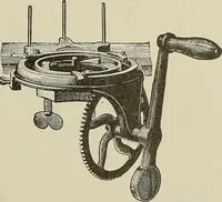 An illustration from Cyclopedia of textile work : a general reference library on cotton, woolen and worsted yarn manufacture, weaving, designing, chemistry and dyeing, finishing, knitting, and allied subjects (1911)