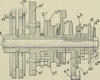 An illustration from Cyclopedia of textile work : a general reference library on cotton, woolen and worsted yarn manufacture, weaving, designing, chemistry and dyeing, finishing, knitting, and allied subjects (1911)