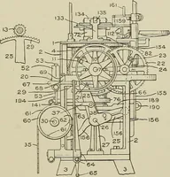 An illustration from Cyclopedia of textile work : a general reference library on cotton, woolen and worsted yarn manufacture, weaving, designing, chemistry and dyeing, finishing, knitting, and allied subjects (1911)
