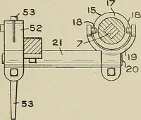 An illustration from Cyclopedia of textile work : a general reference library on cotton, woolen and worsted yarn manufacture, weaving, designing, chemistry and dyeing, finishing, knitting, and allied subjects (1911)