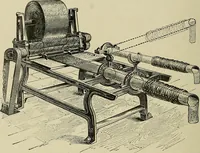 An illustration from Cyclopedia of textile work : a general reference library on cotton, woolen and worsted yarn manufacture, weaving, designing, chemistry and dyeing, finishing, knitting, and allied subjects (1911)