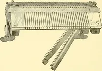 Picture 143 of 257 from Cyclopedia of textile work : a general reference library on cotton, woollen and worsted yarn manufacture, weaving, designing, chemistry and dyeing, finishing, knitting, and allied subjects (1907), leaf 210