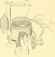 Picture 169 of 257 from Cyclopedia of textile work : a general reference library on cotton, woollen and worsted yarn manufacture, weaving, designing, chemistry and dyeing, finishing, knitting, and allied subjects (1907), leaf 246