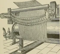 An illustration from Cyclopedia of textile work : a general reference library on cotton, woolen and worsted yarn manufacture, weaving, designing, chemistry and dyeing, finishing, knitting, and allied subjects (1911)