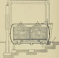 An illustration from Cyclopedia of textile work : a general reference library on cotton, woolen and worsted yarn manufacture, weaving, designing, chemistry and dyeing, finishing, knitting, and allied subjects (1911)