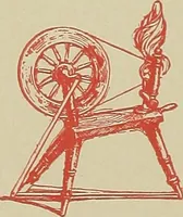 An illustration from Cyclopedia of textile work : a general reference library on cotton, woolen and worsted yarn manufacture, weaving, designing, chemistry and dyeing, finishing, knitting, and allied subjects (1911)