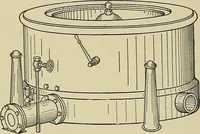 An illustration from Cyclopedia of textile work : a general reference library on cotton, woolen and worsted yarn manufacture, weaving, designing, chemistry and dyeing, finishing, knitting, and allied subjects (1911)