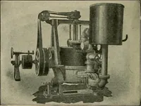 An illustration from Cyclopedia of textile work : a general reference library on cotton, woolen and worsted yarn manufacture, weaving, designing, chemistry and dyeing, finishing, knitting, and allied subjects (1911)
