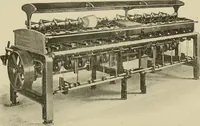 An illustration from Cyclopedia of textile work : a general reference library on cotton, woolen and worsted yarn manufacture, weaving, designing, chemistry and dyeing, finishing, knitting, and allied subjects (1911)