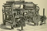 An illustration from Cyclopedia of textile work : a general reference library on cotton, woolen and worsted yarn manufacture, weaving, designing, chemistry and dyeing, finishing, knitting, and allied subjects (1911)