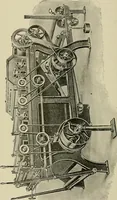 An illustration from Cyclopedia of textile work : a general reference library on cotton, woolen and worsted yarn manufacture, weaving, designing, chemistry and dyeing, finishing, knitting, and allied subjects (1911)