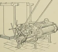 An illustration from Cyclopedia of textile work : a general reference library on cotton, woolen and worsted yarn manufacture, weaving, designing, chemistry and dyeing, finishing, knitting, and allied subjects (1911)