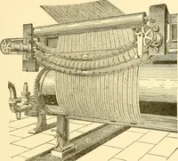 An illustration from Cyclopedia of textile work : a general reference library on cotton, woollen and worsted yarn manufacture, weaving, designing, chemistry and dyeing, finishing, knitting, and allied subjects (1907)