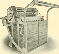An illustration from Cyclopedia of textile work : a general reference library on cotton, woollen and worsted yarn manufacture, weaving, designing, chemistry and dyeing, finishing, knitting, and allied subjects (1907)