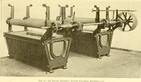 An illustration from Cyclopedia of textile work : a general reference library on cotton, woollen and worsted yarn manufacture, weaving, designing, chemistry and dyeing, finishing, knitting, and allied subjects (1907)