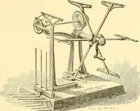 An illustration from Cyclopedia of textile work : a general reference library on cotton, woollen and worsted yarn manufacture, weaving, designing, chemistry and dyeing, finishing, knitting, and allied subjects (1907)