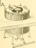 An illustration from Cyclopedia of textile work : a general reference library on cotton, woollen and worsted yarn manufacture, weaving, designing, chemistry and dyeing, finishing, knitting, and allied subjects (1907)