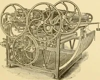An illustration from Cyclopedia of textile work : a general reference library on cotton, woollen and worsted yarn manufacture, weaving, designing, chemistry and dyeing, finishing, knitting, and allied subjects (1907)