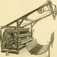 An illustration from Cyclopedia of textile work : a general reference library on cotton, woollen and worsted yarn manufacture, weaving, designing, chemistry and dyeing, finishing, knitting, and allied subjects (1907)