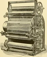 An illustration from Cyclopedia of textile work : a general reference library on cotton, woollen and worsted yarn manufacture, weaving, designing, chemistry and dyeing, finishing, knitting, and allied subjects (1907)