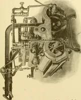 An illustration from Cyclopedia of textile work : a general reference library on cotton, woollen and worsted yarn manufacture, weaving, designing, chemistry and dyeing, finishing, knitting, and allied subjects (1907)