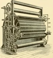 An illustration from Cyclopedia of textile work : a general reference library on cotton, woollen and worsted yarn manufacture, weaving, designing, chemistry and dyeing, finishing, knitting, and allied subjects (1907)