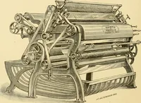 An illustration from Cyclopedia of textile work : a general reference library on cotton, woollen and worsted yarn manufacture, weaving, designing, chemistry and dyeing, finishing, knitting, and allied subjects (1907)