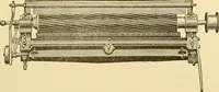 An illustration from Cyclopedia of textile work : a general reference library on cotton, woollen and worsted yarn manufacture, weaving, designing, chemistry and dyeing, finishing, knitting, and allied subjects (1907)
