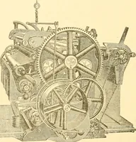 An illustration from Cyclopedia of textile work : a general reference library on cotton, woollen and worsted yarn manufacture, weaving, designing, chemistry and dyeing, finishing, knitting, and allied subjects (1907)