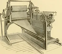 An illustration from Cyclopedia of textile work : a general reference library on cotton, woollen and worsted yarn manufacture, weaving, designing, chemistry and dyeing, finishing, knitting, and allied subjects (1907)
