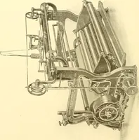 An illustration from Cyclopedia of textile work : a general reference library on cotton, woollen and worsted yarn manufacture, weaving, designing, chemistry and dyeing, finishing, knitting, and allied subjects (1907)